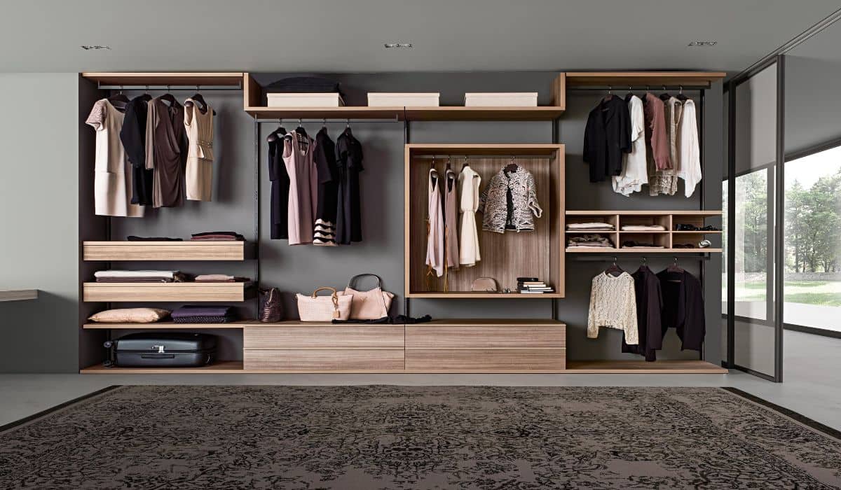 Industrial-Inspired Wardrobes