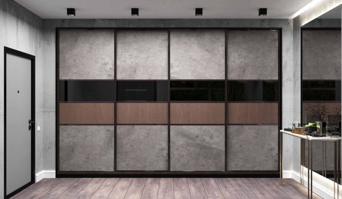 Textured Finish Built-in Wardrobes
