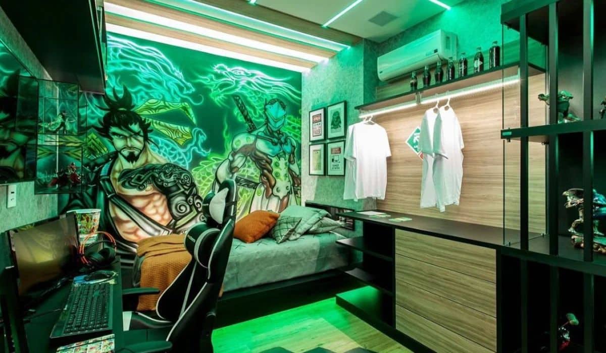 small-green-gaming-rooms