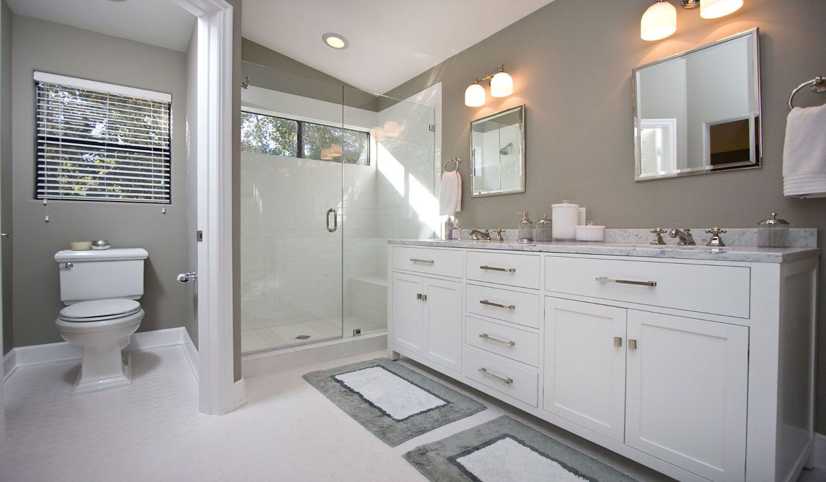 White and Grey Bathroom Ideas