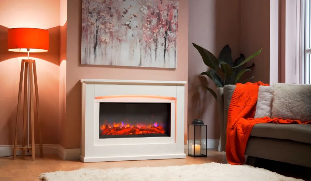 white-electric-fireplace