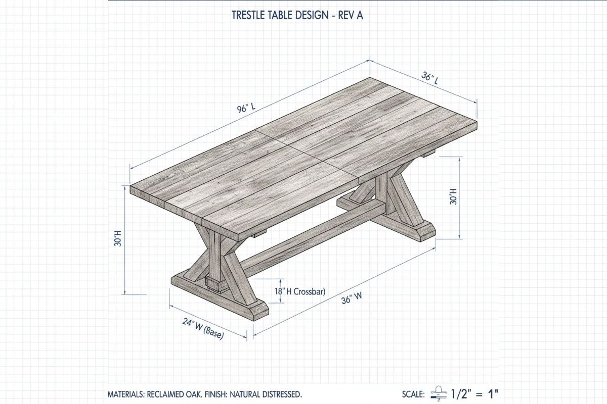 standard-trestle-size