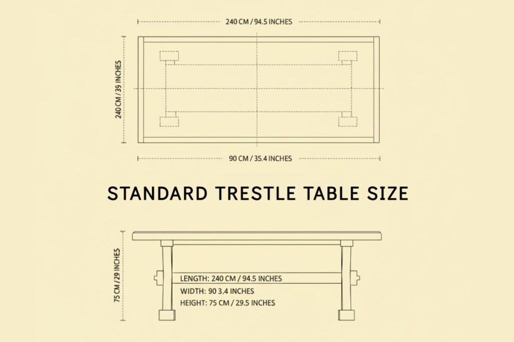 standard-trestle-table-size