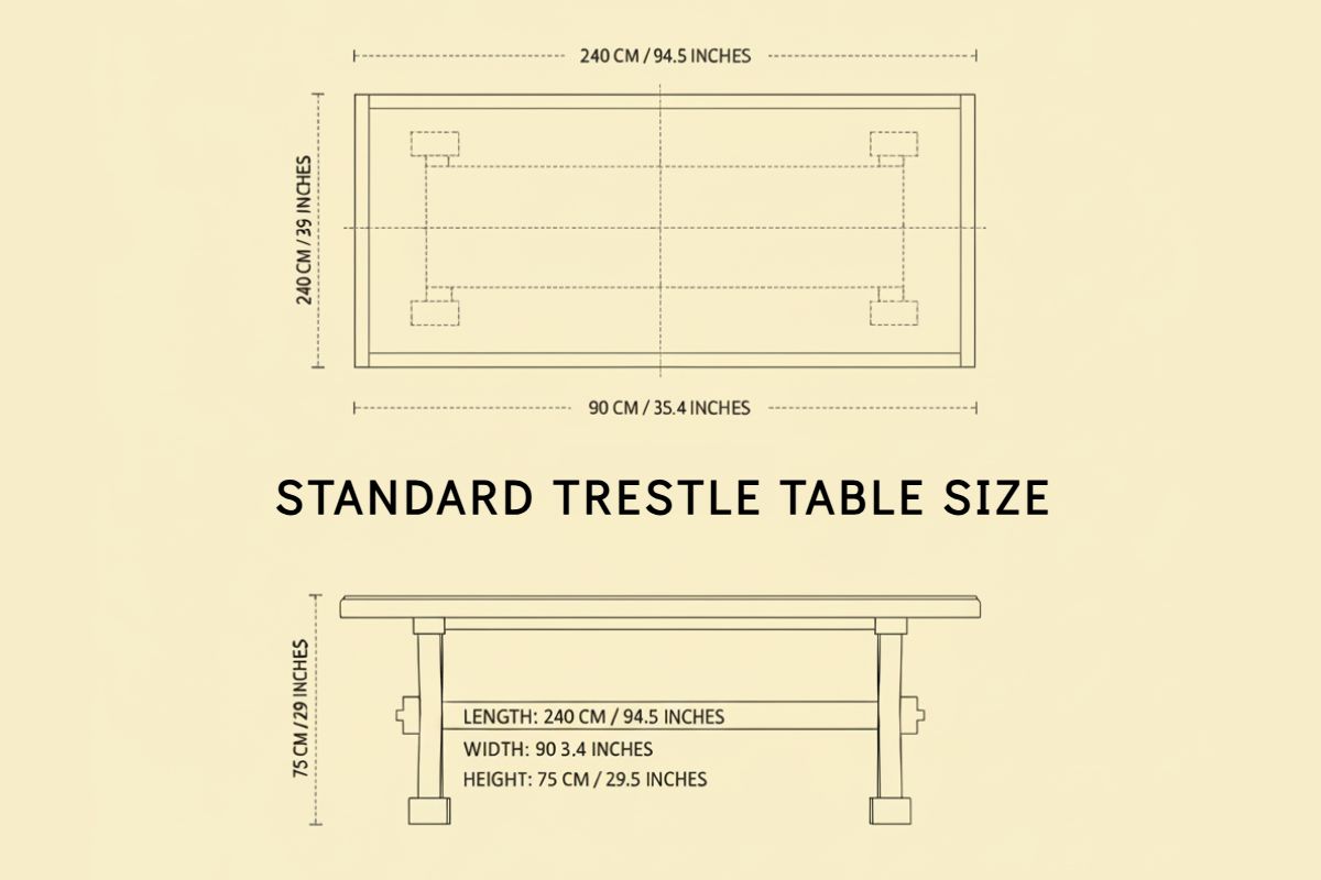 standard-trestle-table-size
